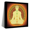 ArtX Yoga Meditation Big Canvas Painting With Frame