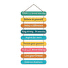 Artvibes Self Motivation Quotes Mdf Wooden Wall Hanging for Home Livingroom Art Items