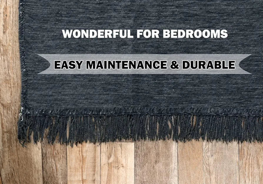BSB Home Designer Superfine Chenille Carpet Velvet Carpet Area RugDurries with Fine Gold Yarn for Living Room