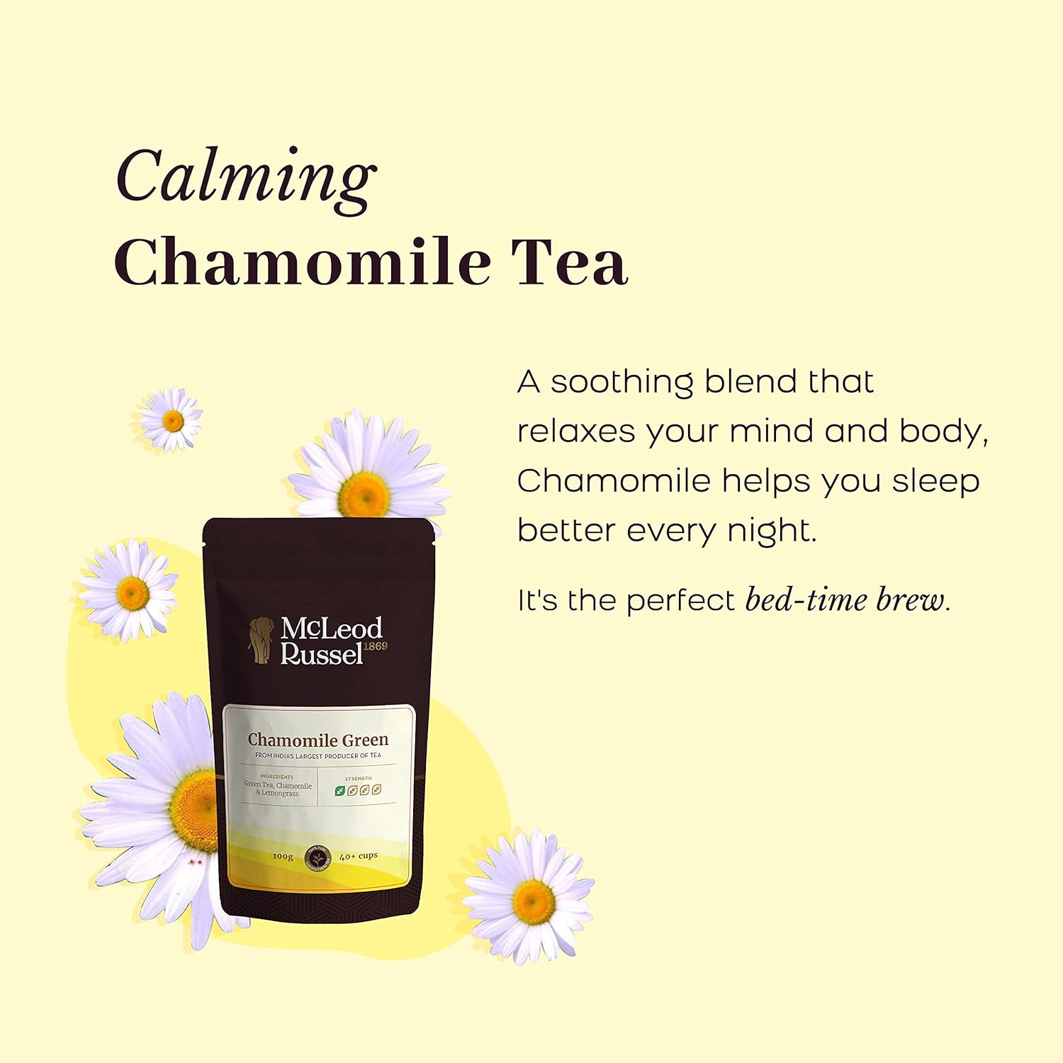 McLeod Russel 1869 Chamomile Green Tea - 100 gms