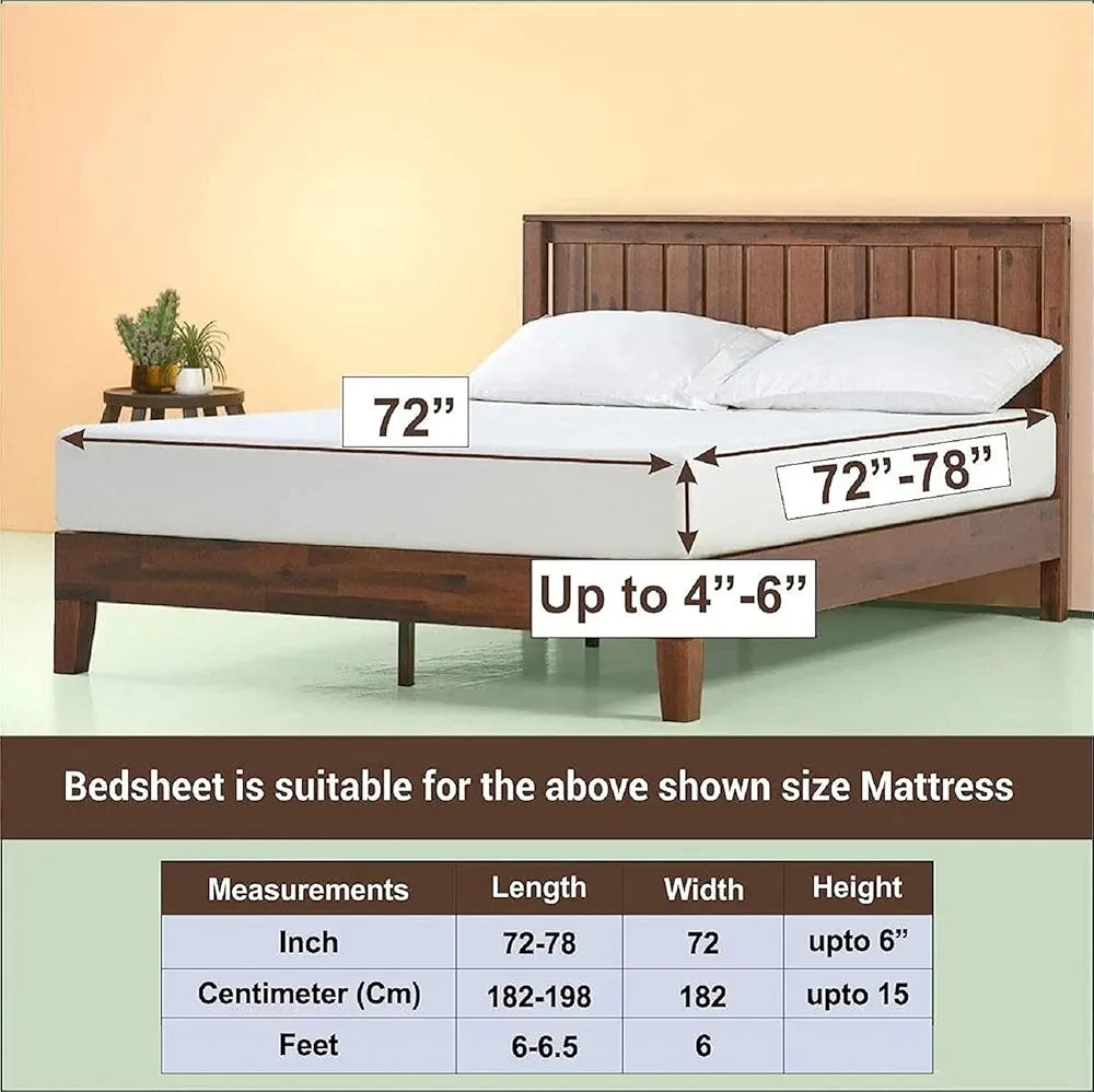 Fresh From Loom Floral Bedsheet King Size Bed With Two Pillow Cover Elastic Fitted Bed Sheets Beige Green 144 Tc Beige Green