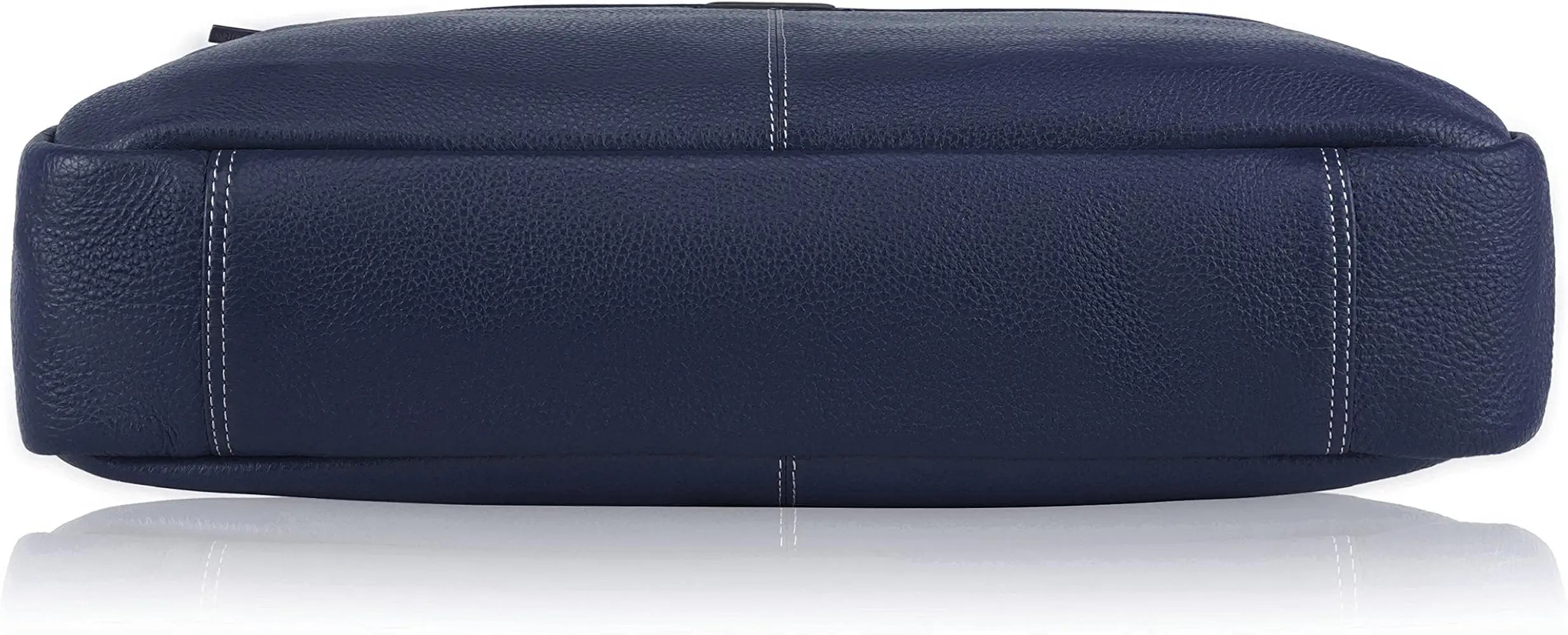 WildHorn Leather 15 inch Laptop Messenger Bag for Men I Padded Laptop Compartment with Adjustable Strap I Extra Zip Compartments I DIMENSION : L-16 inch W-3.2 inch H-13 inch