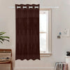 Kuber Industries Darkening Window Curtains with 8 Rings SY15ZZ Brown Colour