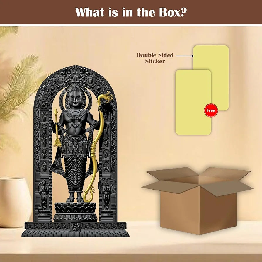 Jd Fresh 4 Inch Shree Ram Lalla Murti
