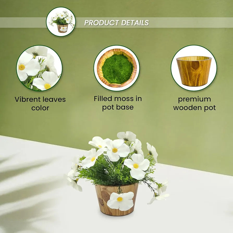 Artificial Flower in Grass with Pot Artificial Flora -8421