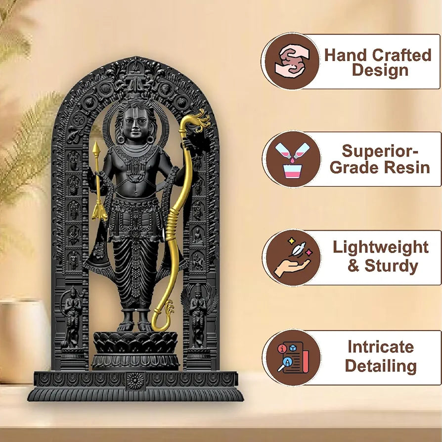Jd Fresh 4 Inch Shree Ram Lalla Murti