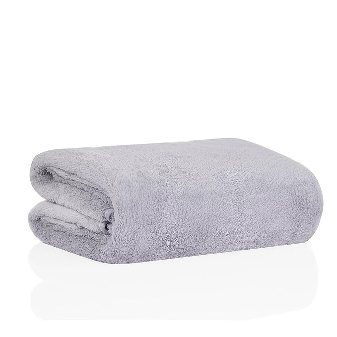 Glivary Microfiber Large Bath Towels 300 TC Extra Soft Plush & Quick Dry High Absorbency Large Size Towels For Bathing