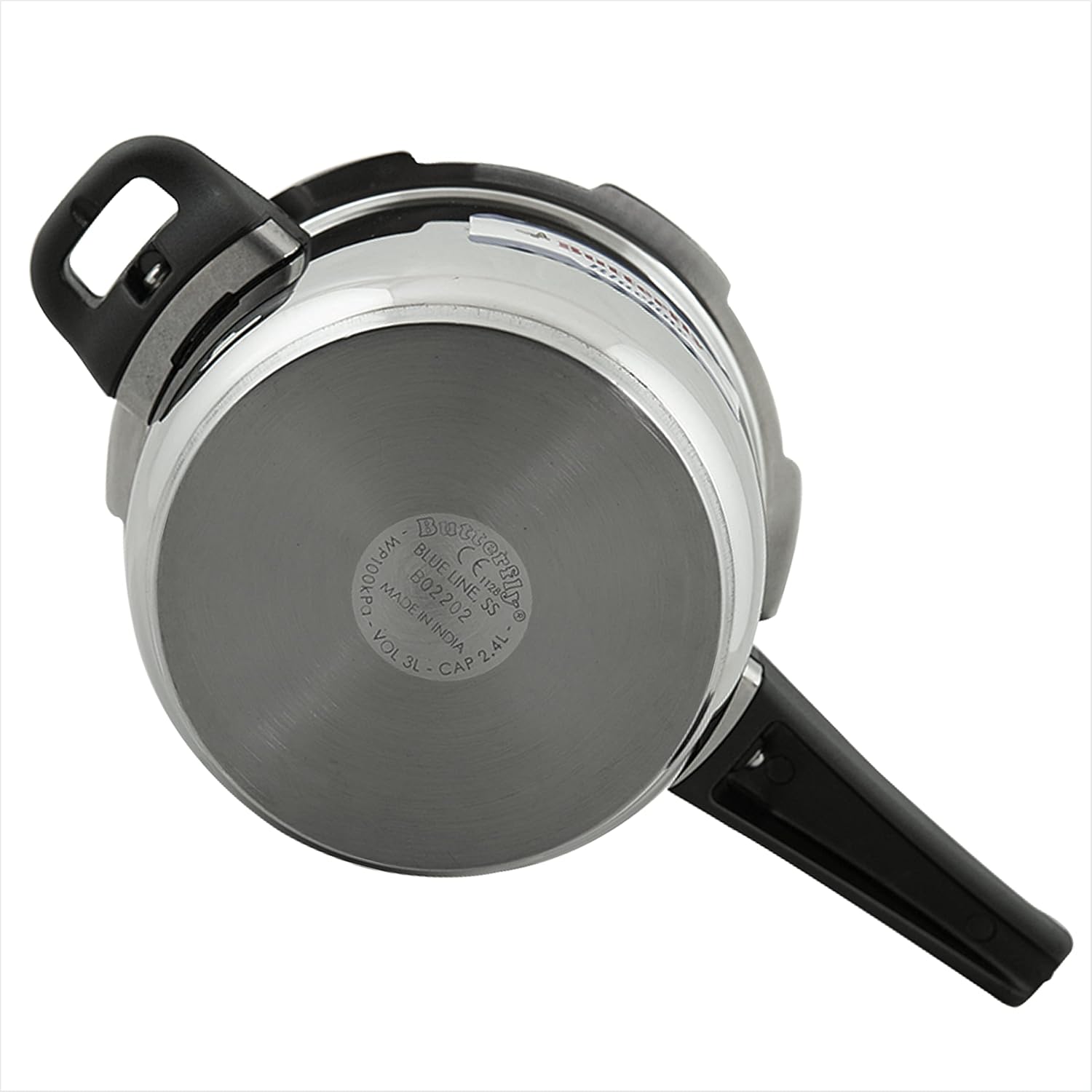 Butterfly Cordial 2, 3 & 5 Litres Pressure Cookers Set | Outer Lid | Superior Stainless Steel | Induction & Gas Stove Compatible