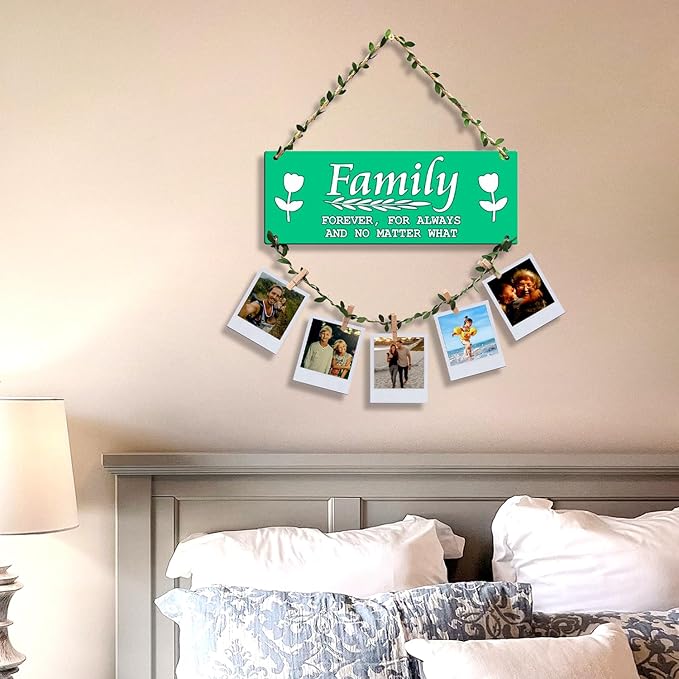 Sehaz Artworks Wooden Clips for Photo Hanging Photo Frames for Wall Decoration