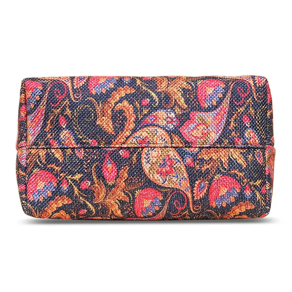 Zouk Flap Sling Bag Crossbody Bags for Women Vegan Leather & Jute