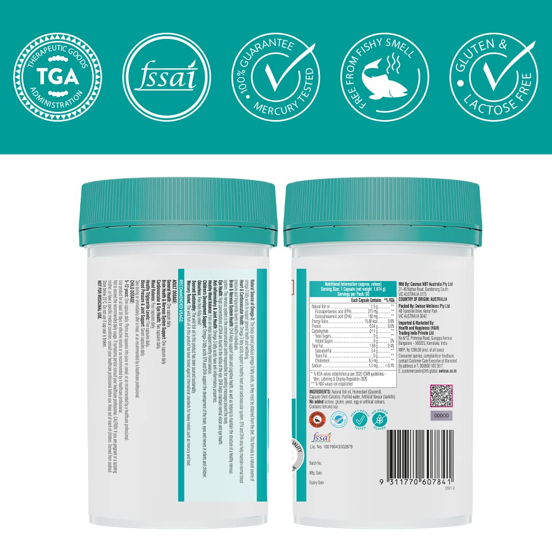 Swisse Fish Oil Omega 3