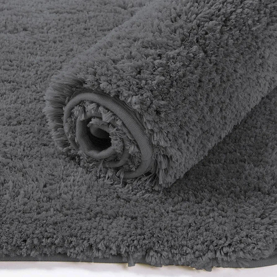 Luxe Home Bathmat 2500 GSM Microfiber Anti Skid Slip Newman Mats Colour Grey