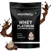 Nakpro Platinum Whey Protein Isolate Chocolate Cream flavour - 500 gms