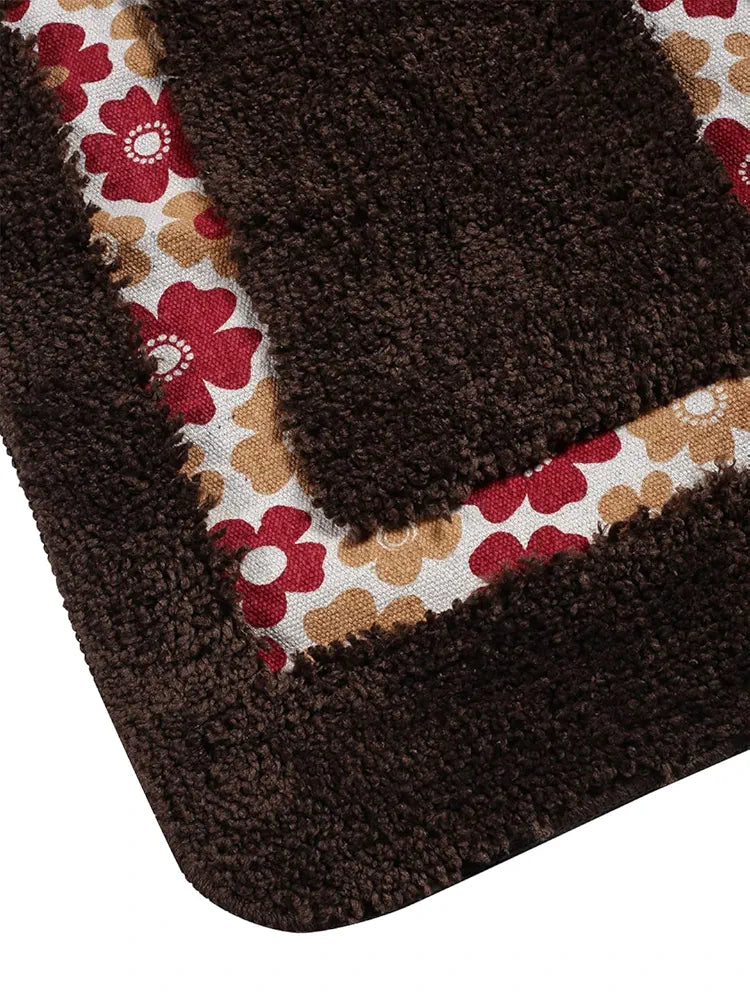 Saral Home Blossom Soft Cotton Durable & Washable Multipurpose Runner