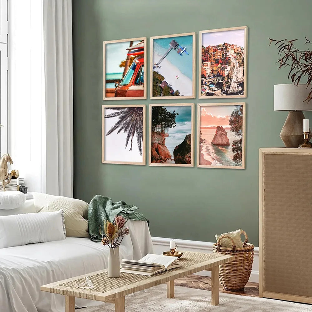 Kotart Travel Theme Digital Painting Travel Inspired Wall Art Prints E