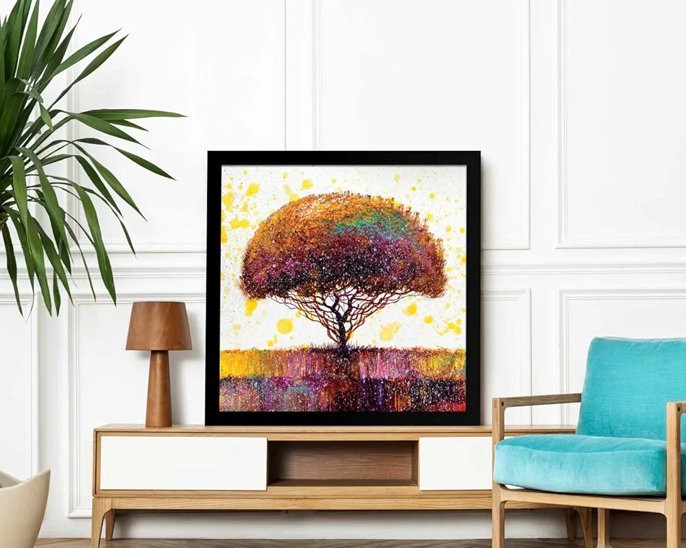 ArtX Abstract Colourfull Tree Big Canvas Painting