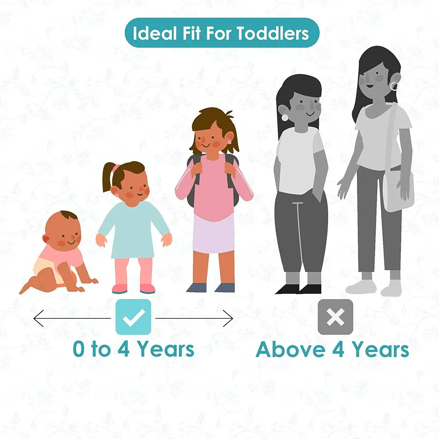 Divine Casa Floret 100% Cotton Single Kids Dohar 120 GSM Soft & Lightweight Throw Blanket Colour Winter Fern