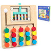 Montessori Slide Puzzle Brain Teaser for Kids Ages 4-10