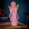 Zart Praying Angel Girl Golden Wings Showpiece for Home Decor Showpiece