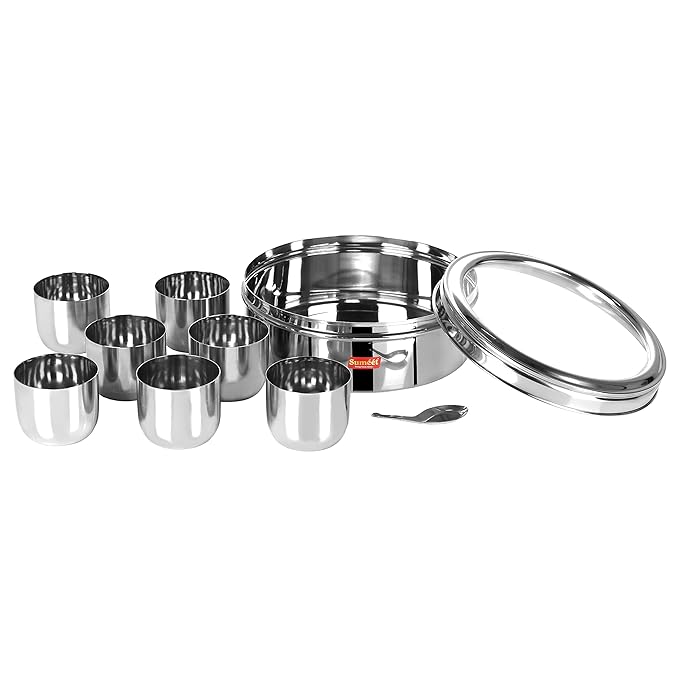 Sumeet Ovatus Stainless Steel Leak-Proof Water Bottle/Fridge Bottle - 1000 ml - 1pc