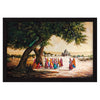 ArtX Paper Indian Village Framed Wall Art Painting AXI00314-VIL