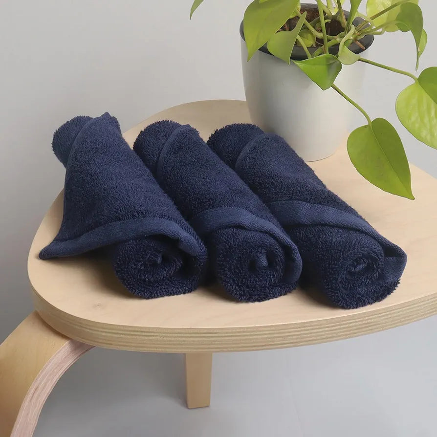 Heelium  Bamboo Face Towel Ultra Absorbent & Odour-Free 3X Softer Than Cotton Towels