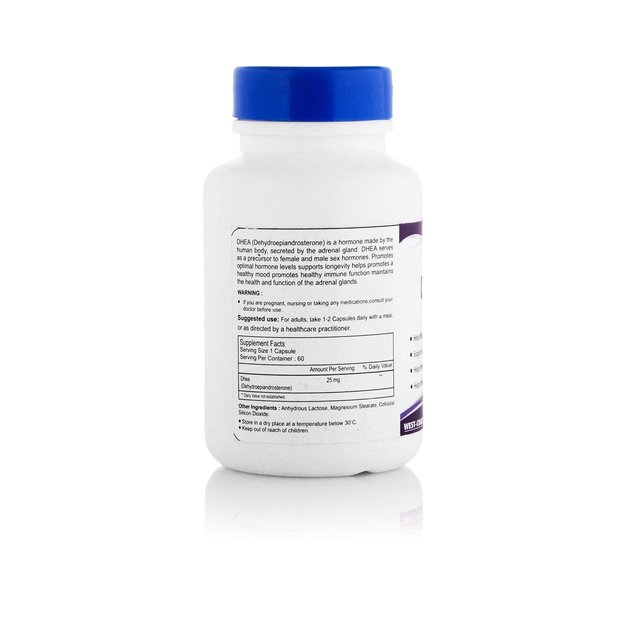 Healthvit DHEA 25mg - 60 caps