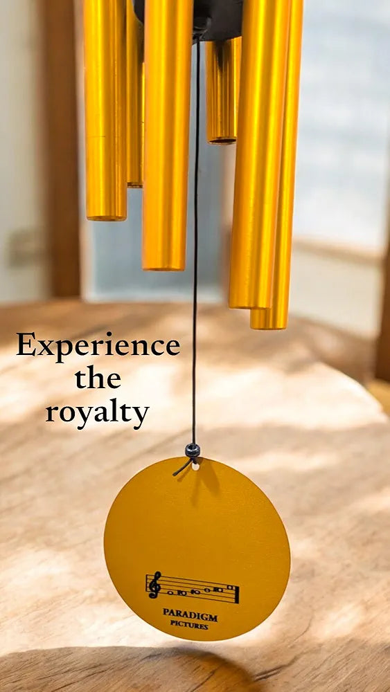 Paradigm Pictures 30.5 inch Big Wind Chimes Gold