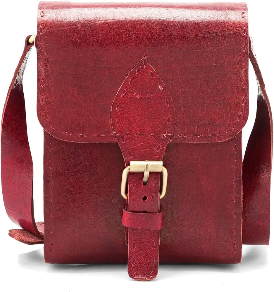 Goatter Genuine Leather Handmade Girls And Women’s Small Cross Body Sling Bag For Daily Use