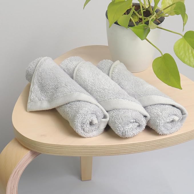 Heelium  Bamboo Face Towel Ultra Absorbent & Odour-Free 3X Softer Than Cotton Towels