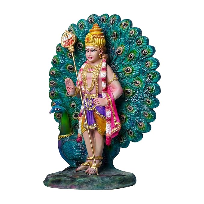 Newven Palani Murugan Showpiece Hindu God Kumaraswamy Idol Decorative Statue