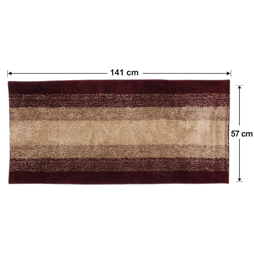 Kuber Industries Shaggy Carpet Polyester Bedside Runner Soft Rug for Hall Offices Kitchens Bedroom