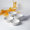 Anko 6 inch Bodrum Stoneware Bowls Set of 2 White Soup Salad Dessert Dining Table