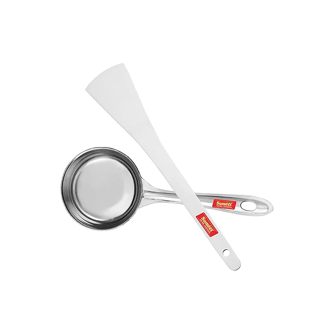 Sumeet Stainless Steel Perfect Dosa making Spoon/Ladle set of 2 Pcs