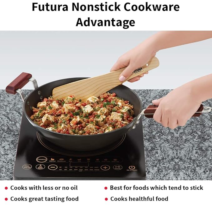 Hawkins Futura Stir-Fry WOK 3 litre with Induction Base without lid