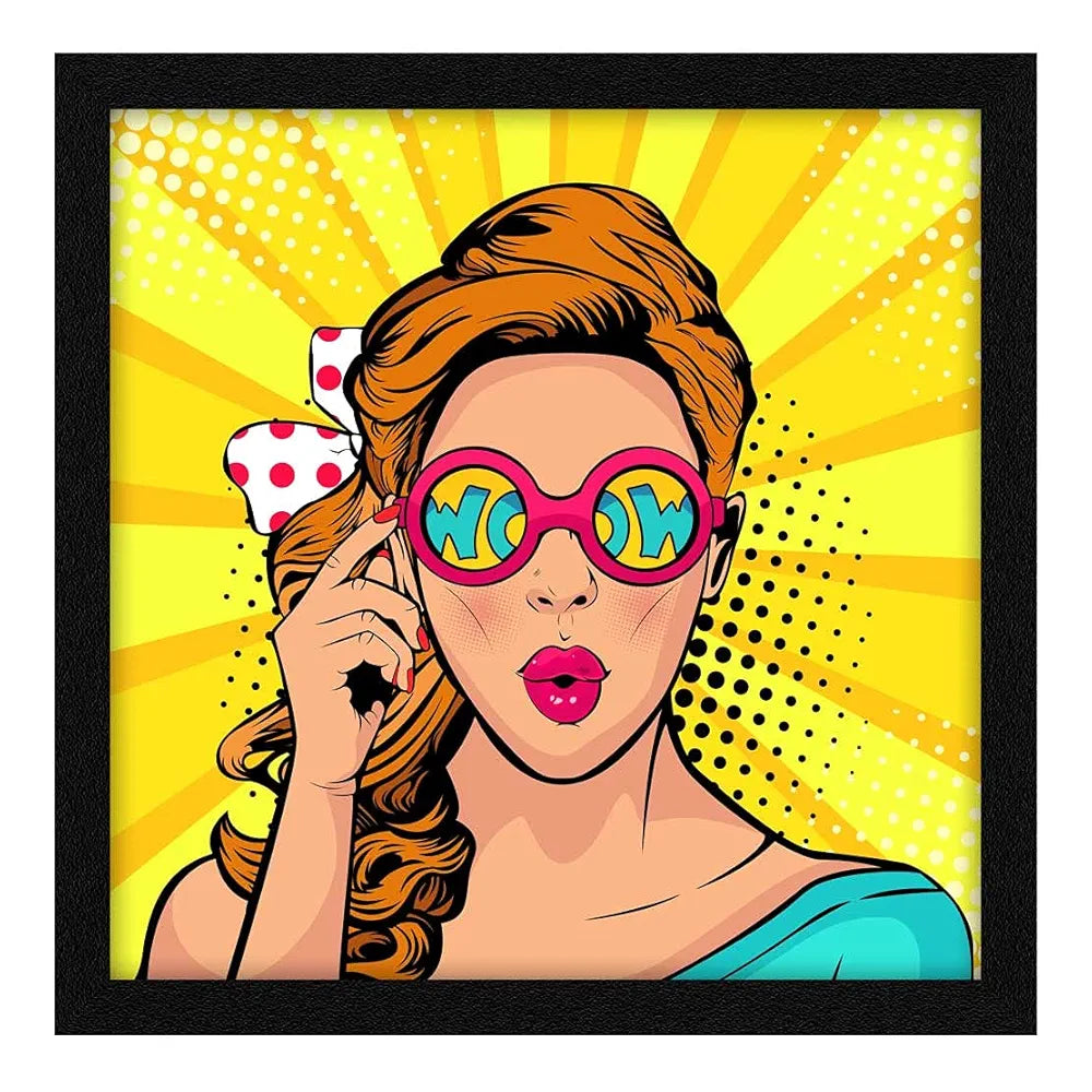 ArtX Paper Beautiful Women AXB000243-POP Pop Art Wall Art Painting Multicolor Abstract
