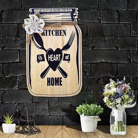 Sehaz Artworks Wooden Jar Wall Hangings Home Décor Items Home Decoration Items - Jar-0006