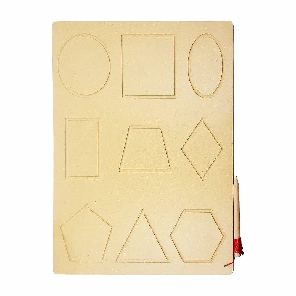 Tantrums Tracing Geometry Board for Fun Learning| Early Childhood Development Learning Toys for Fine Motor Skills 