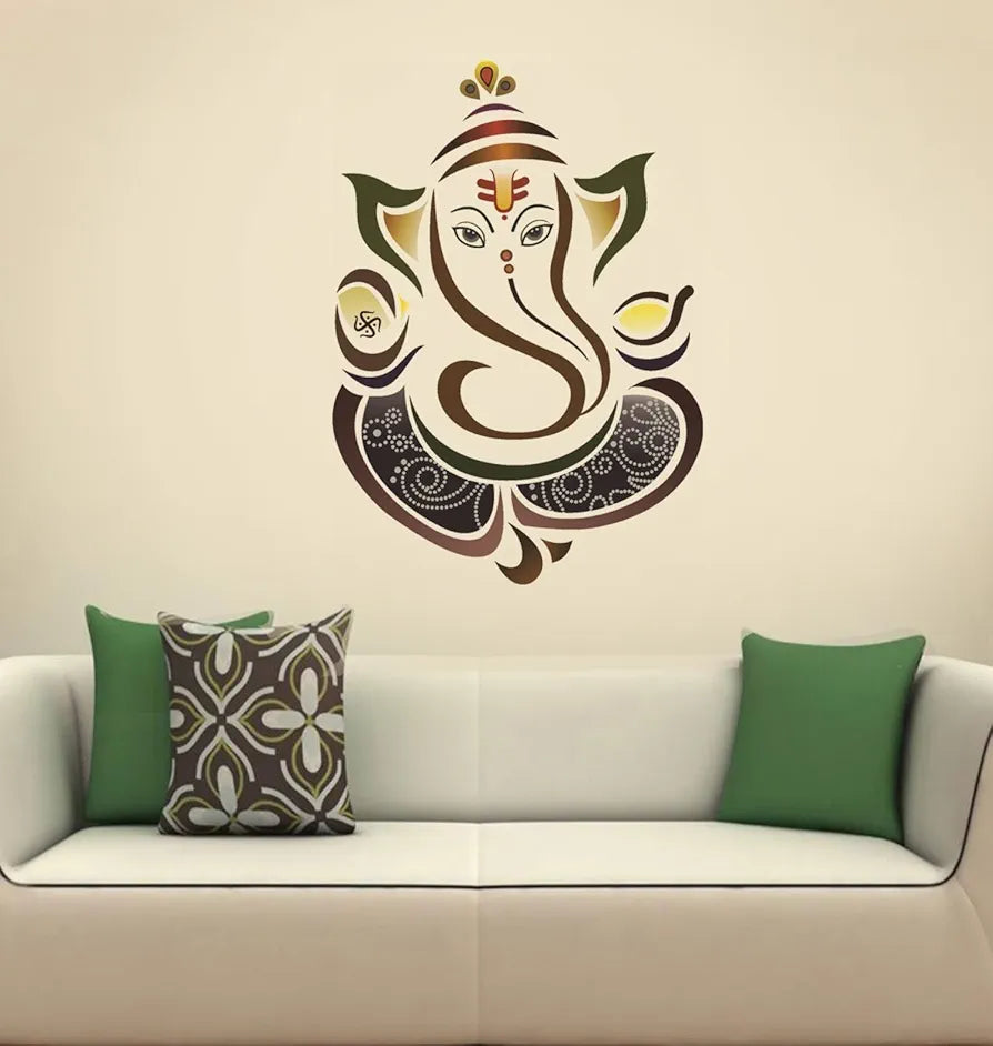 Decals Design Modern Elegant Ganesha God Wall Sticker