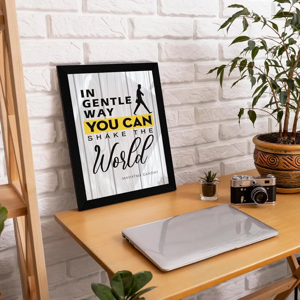 ArtX Paper Learn Motivational Framed Posters A4 Set of 4