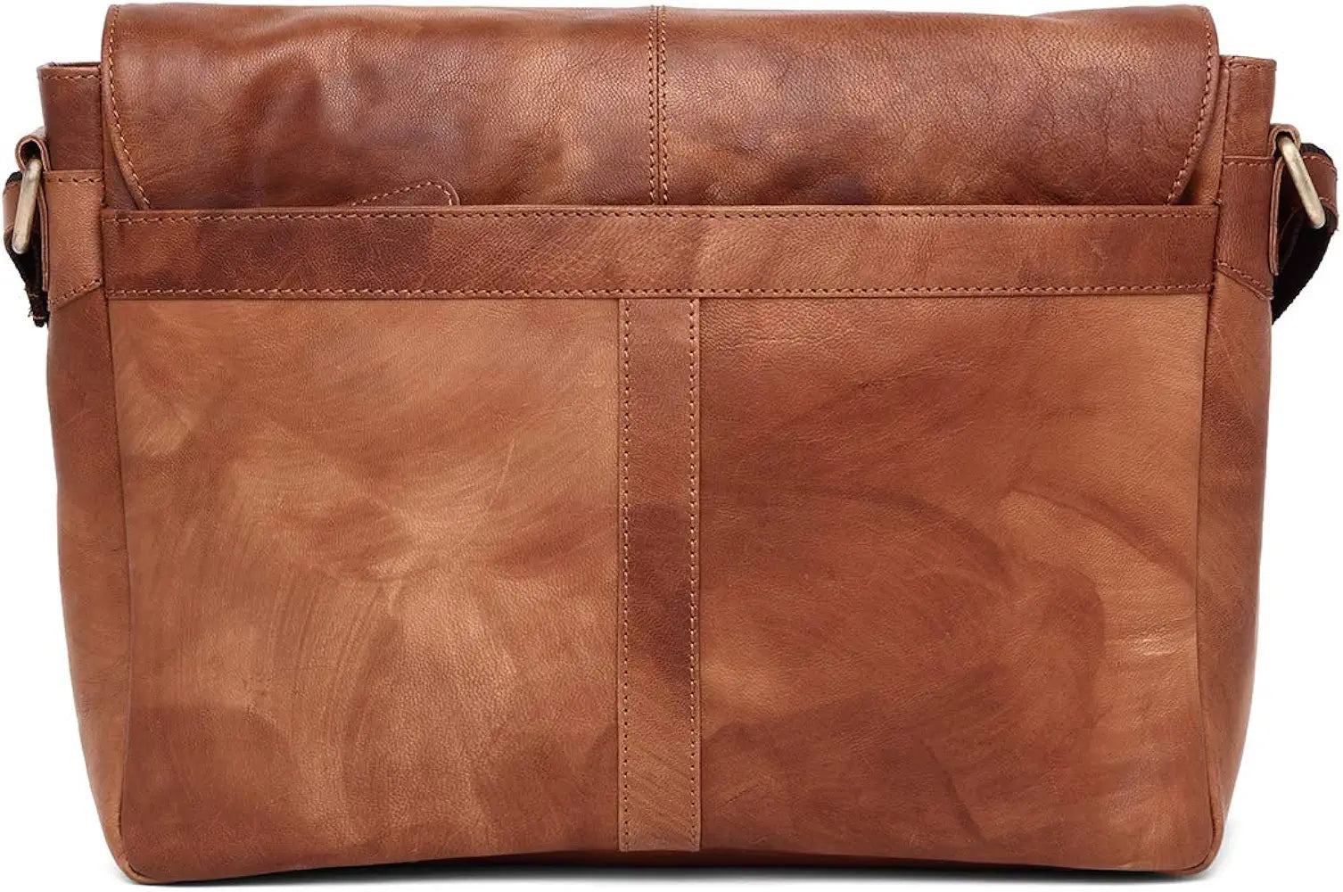 WildHorn Leather 13 inch Laptop Messenger Bag for Men I Padded Laptop Compartment I Adjustable Strap I Dimension: L- 14inch H- 10.5 inch W- 3.5inch
