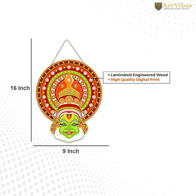 Artvibes Decorative Design Wooden Wall Hanging for Home Decor | Modern Painting | Artworks