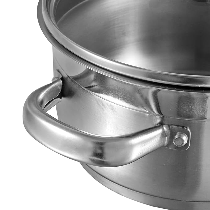 Vinod Two Tone Saucepot | 20 Cm | 3 Litres With Glass Lid