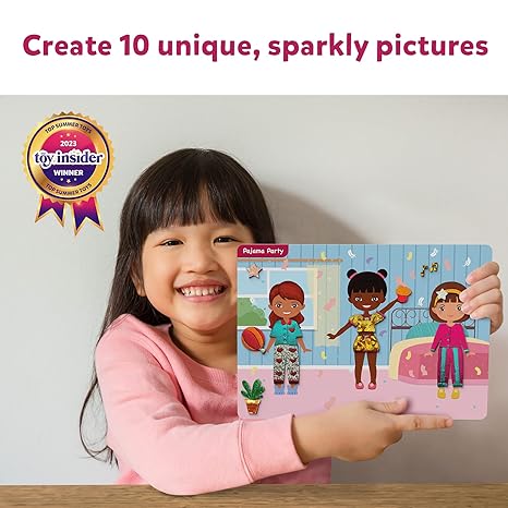 Skillmatics Art & Craft Activity Foil Fun Dress Up No Mess Art for Kids Creative Activity