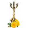 Brass Trishul on Stand