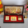 Jaipur Ace Gold Plated Shree Venkatshwer Charan Paduka Yantra Devotional Prayer Box