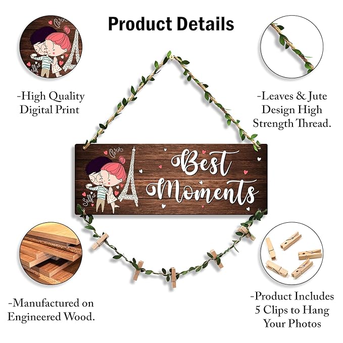 Sehaz Artworks Photo Frame Wall Hanging Photo Frames For Wall Decoration Clips For Photo Hanging