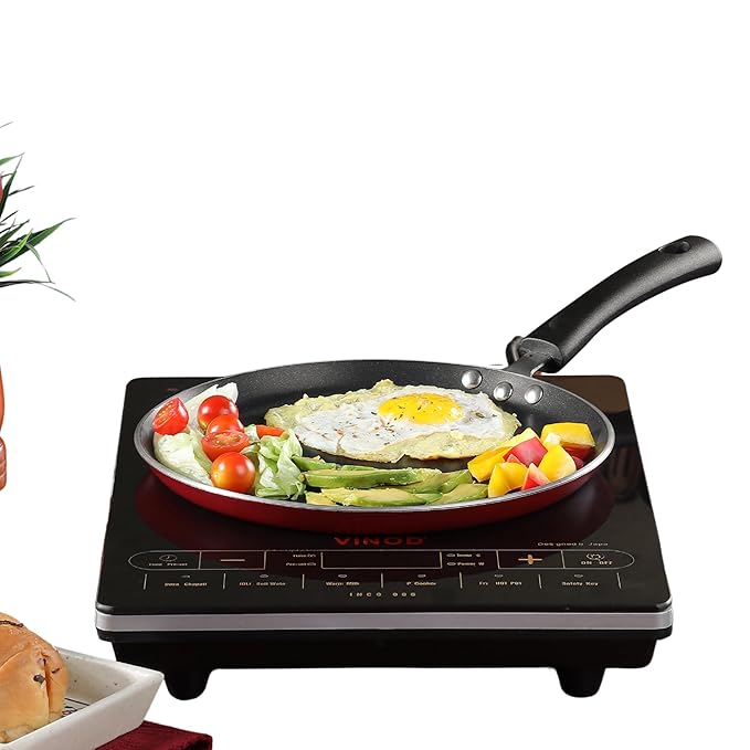 Vinod Zest Aluminium Non Stick Dosa Omni Tawa - 28cm | 4mm Extra Thick | 3 Layer Ceramic Coat | Bakelite Handle