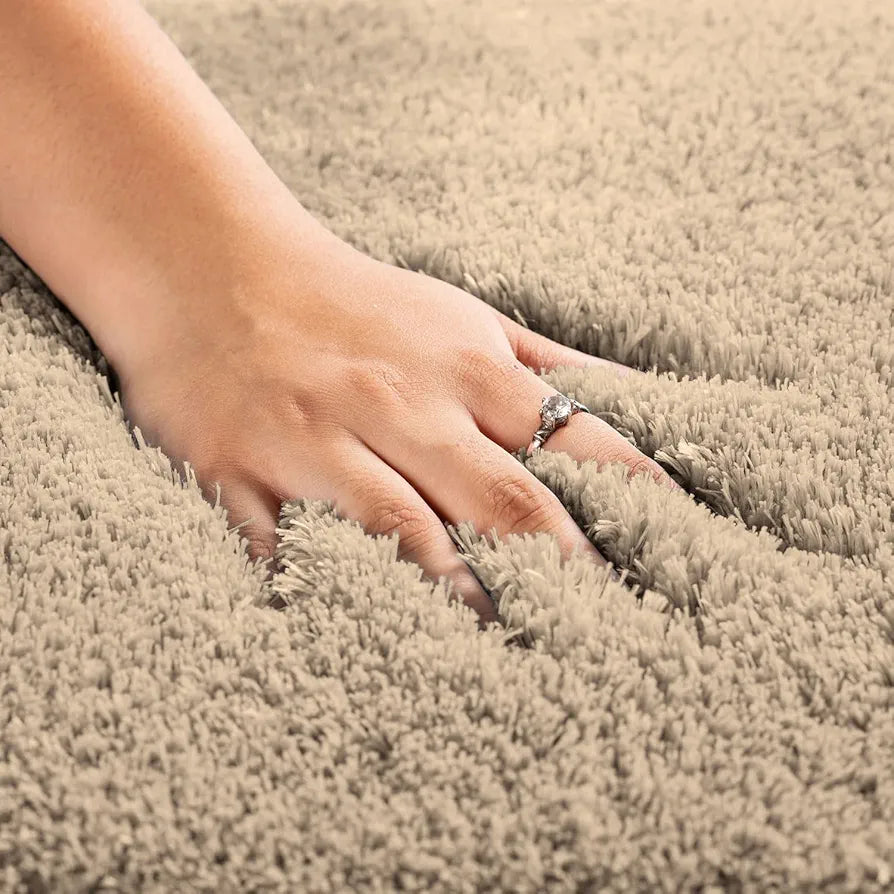 Luxe Home International Carpet Super Soft Anti Slip Vegas Rectangular Rugs Colour Beige