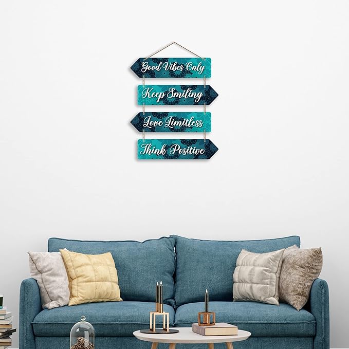 Artvibes Motivational Quotes Wall Hanger for Home Decor | Mdf Wall Decoration | Modern Wooden Wall Art